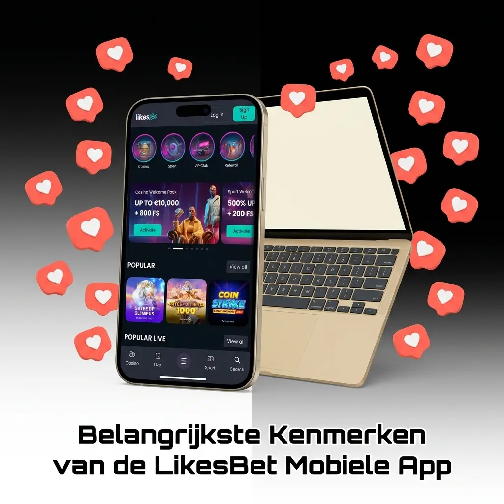 LikesBet mobiele app kenmerken voor Nederlandse spelers