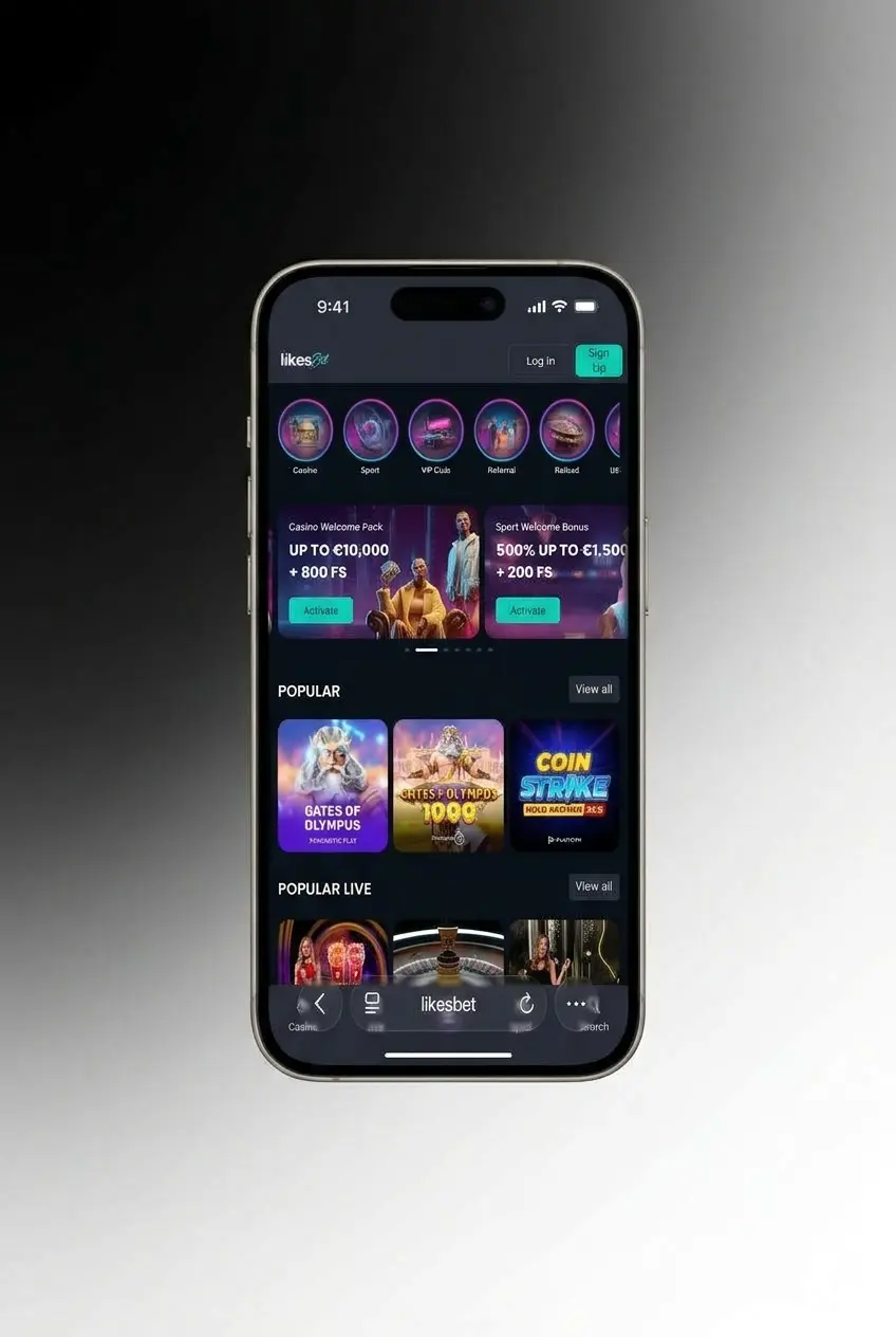 LikesBet app installatie op iPhone