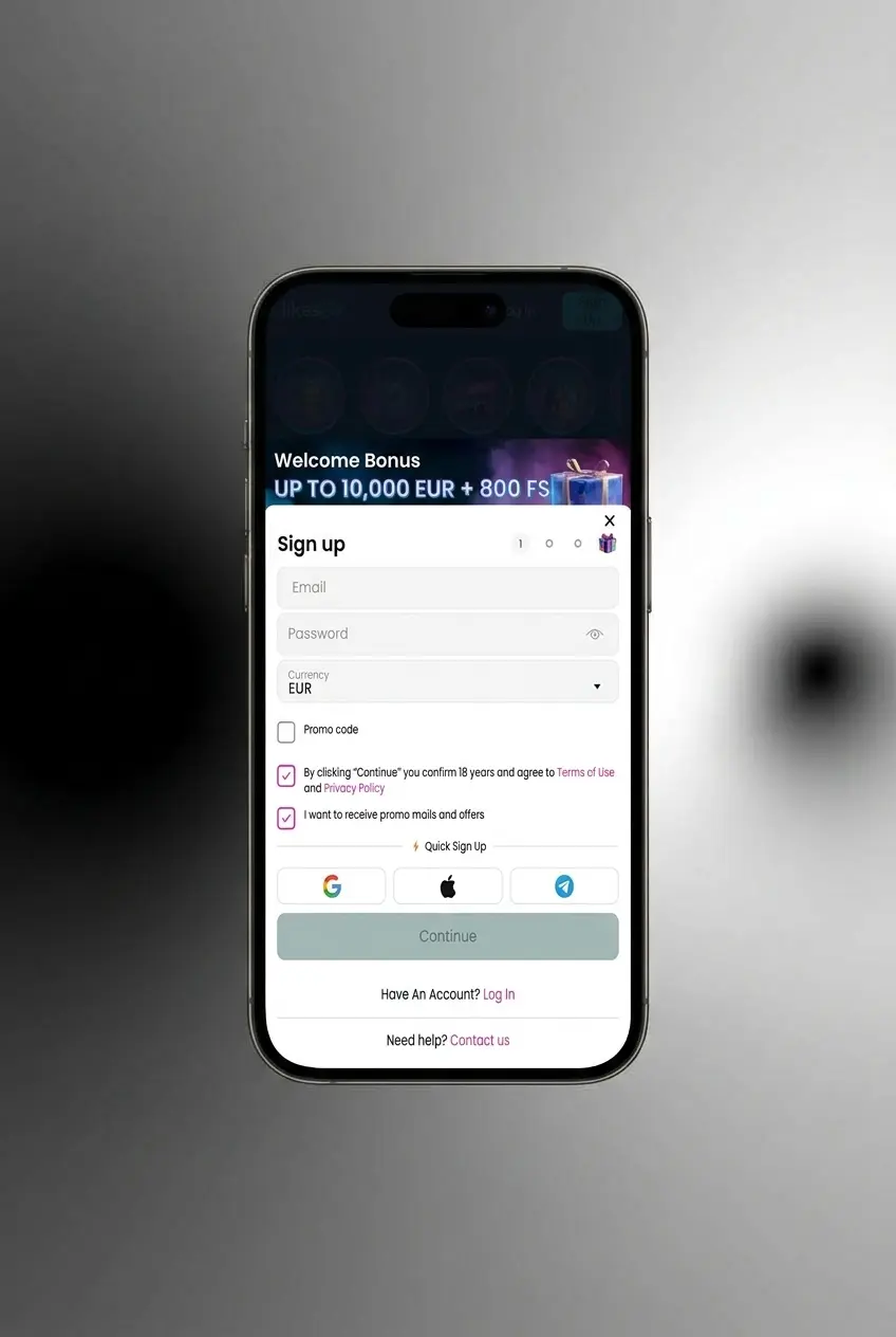 LikesBet-app promotiecode activeren